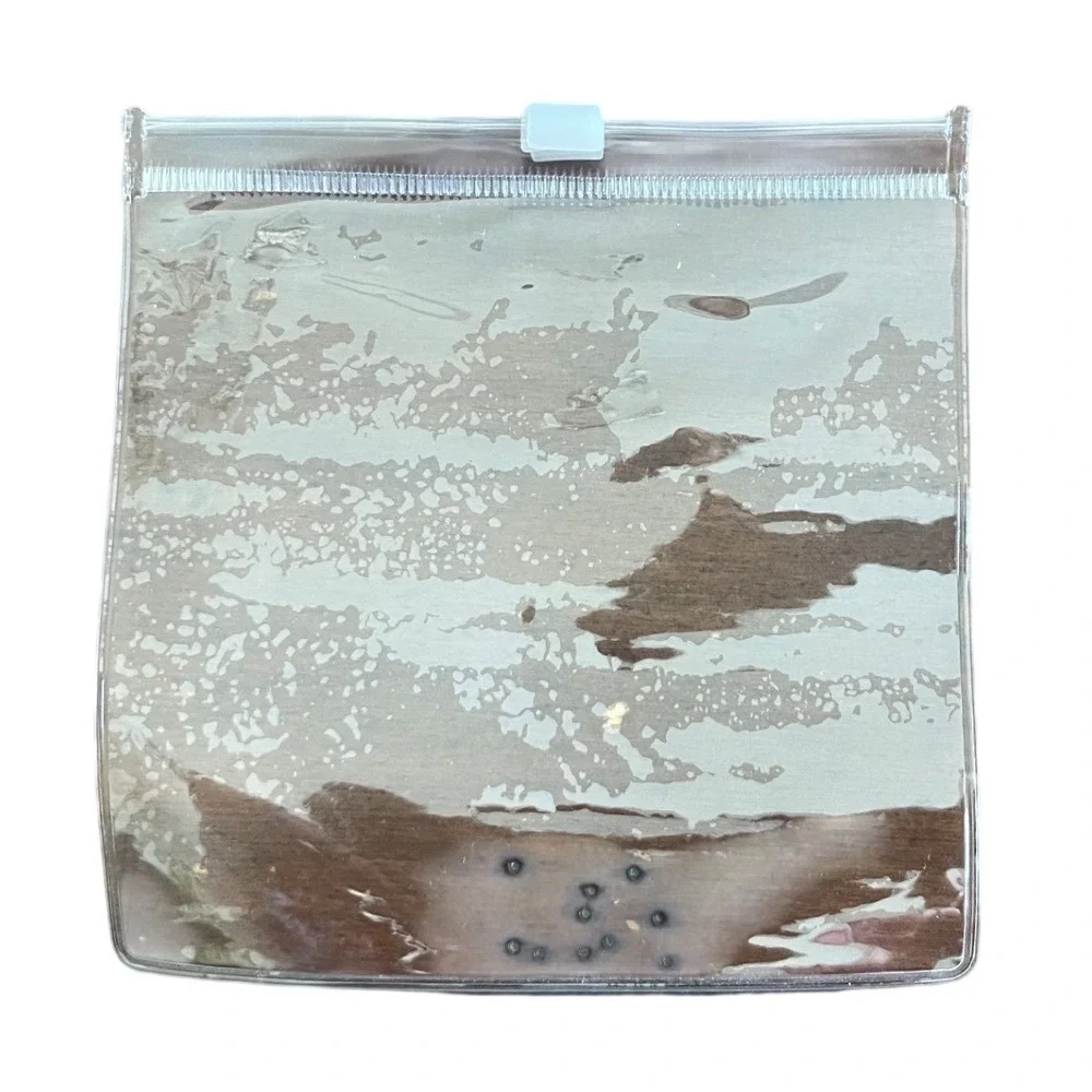 158 Clear PVC Slider Zip Packaging Bags 4.5